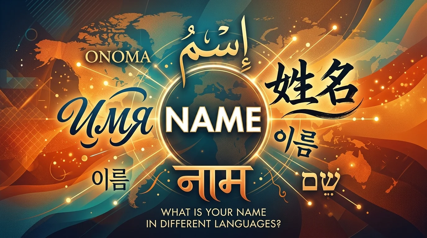 What Is Your Name in Different Languages