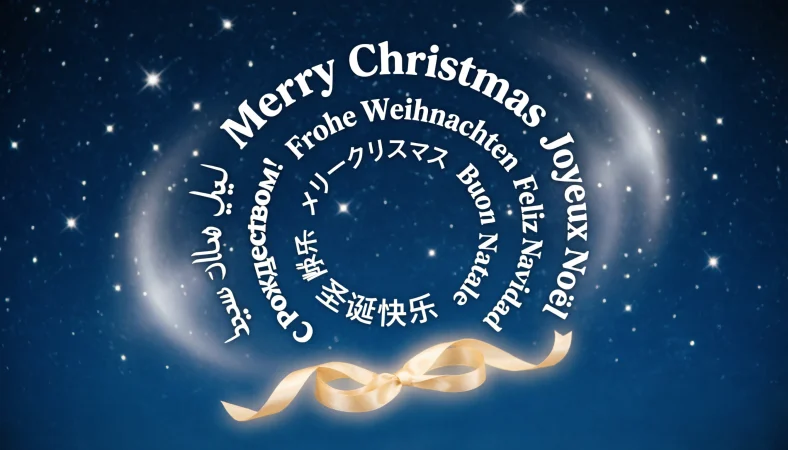 Merry Christmas in Different Languages