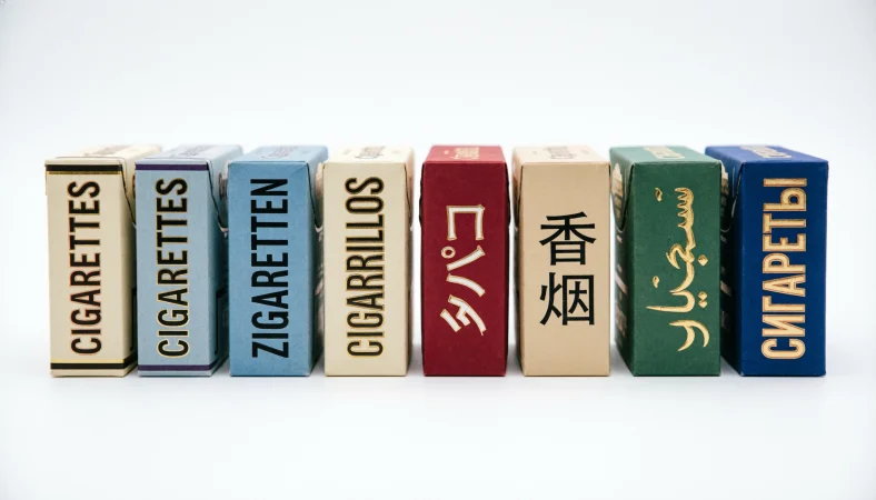 Cigarettes in Different Languages