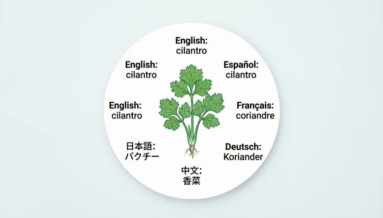 Cilantro in Different Languages