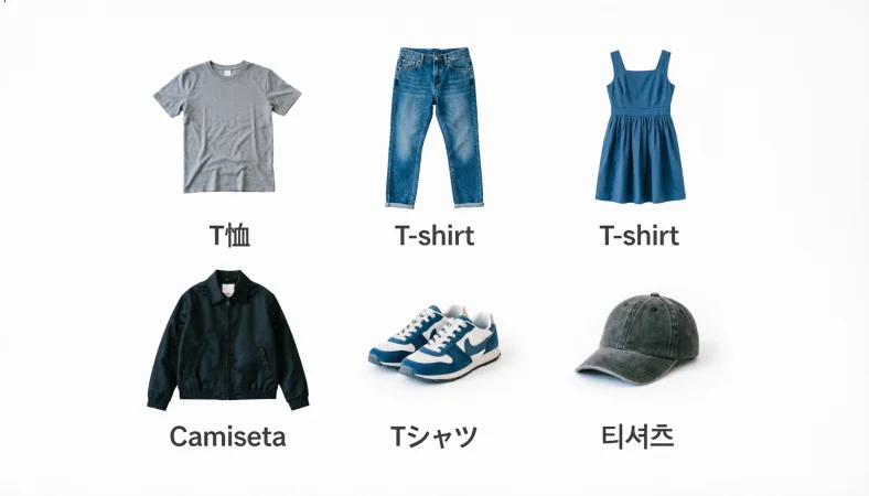 Clothes in Different Languages