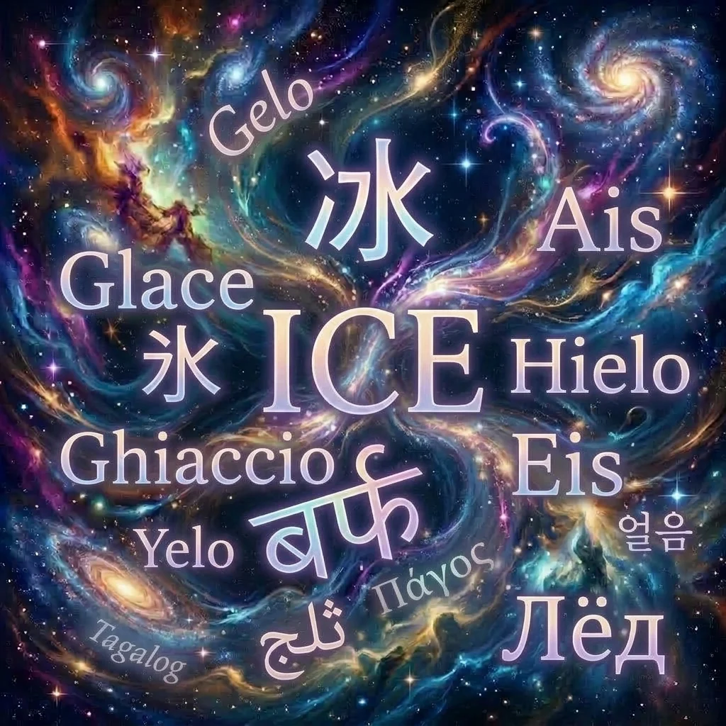 Ice in Different Languages